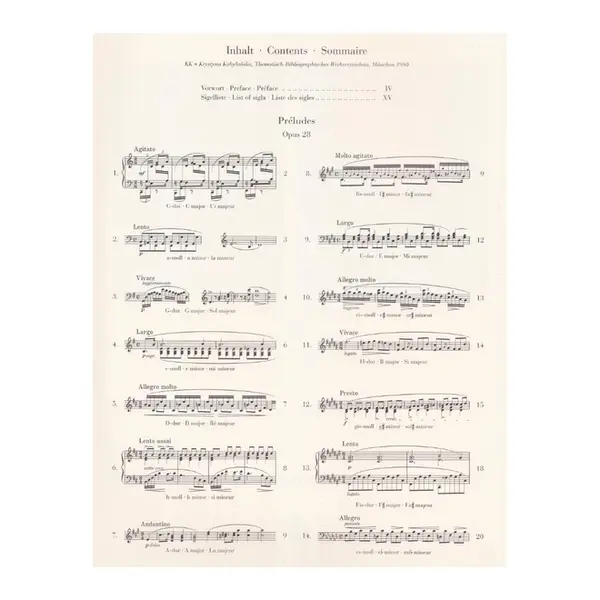 Préludes - Urtext