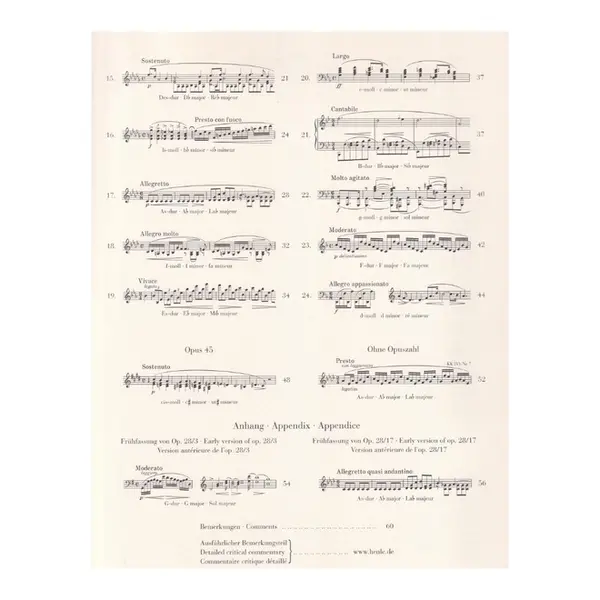 Préludes - Urtext