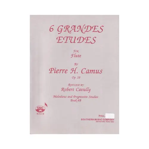 6 Grandes Etudes For Flute Op.10