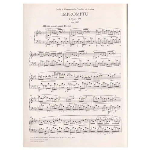 Impromptus - Op. 29, 36, 51, Op. Post.