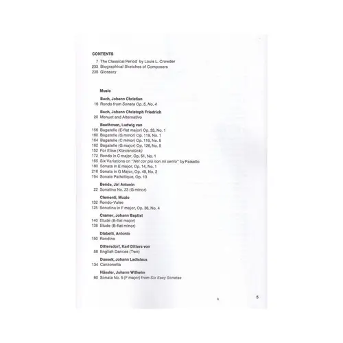 An Anthology of Piano Music Volume 2: The Classical Period
