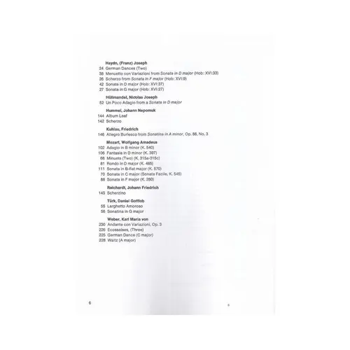 An Anthology of Piano Music Volume 2: The Classical Period