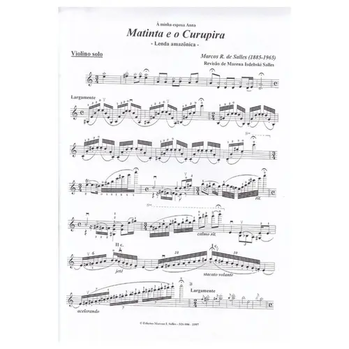Matinta E O Curupira - Ms Op.40