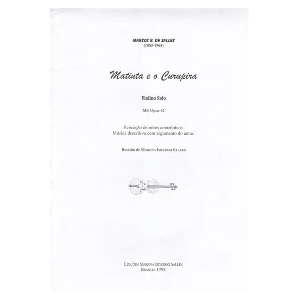 Matinta E O Curupira - Ms Op.40