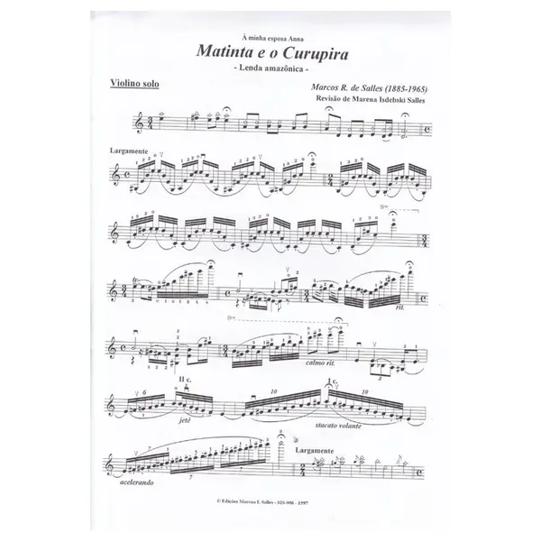Matinta E O Curupira - Ms Op.40