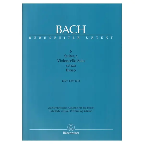 6 Suites A Violoncello Solo - Bwv 1007-1012 - Urtext