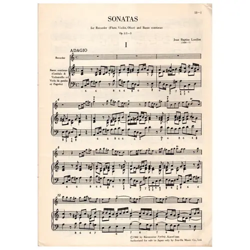 Sonatas - Vol. 1