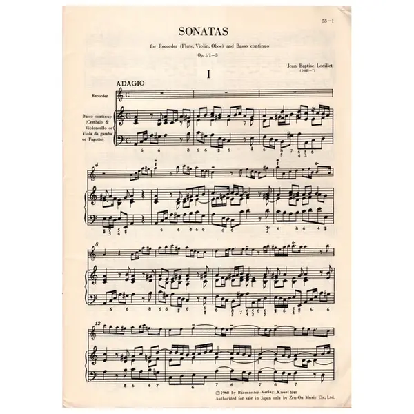 Sonatas - Vol. 1