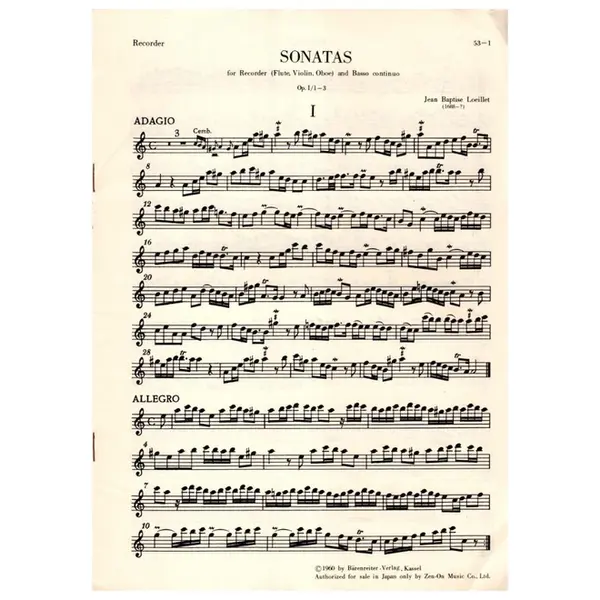 Sonatas - Vol. 1