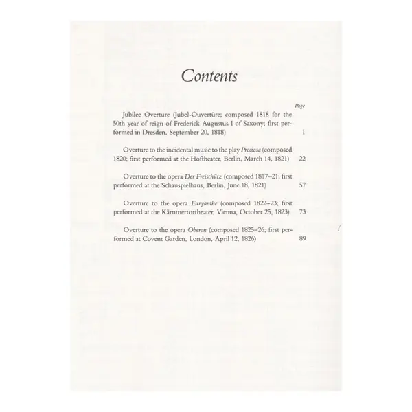 Great Overtures in full score