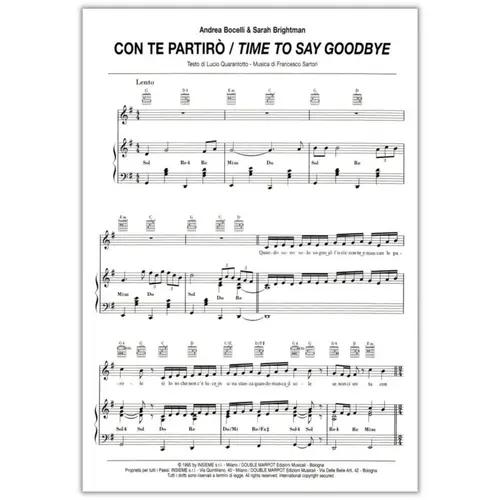 Con Te Partiro/Time To Say Goodbye