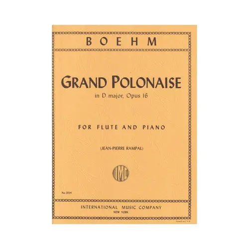Grand Polonaise In D Major For Flute - Op.16