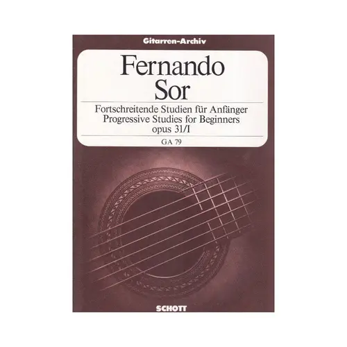 Fortschreitende Studien Fur Anfanger - Op.31 Vol.1