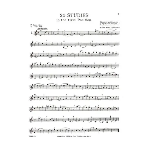 Studies For Violin - Op.32 part 1