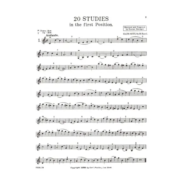 Studies For Violin - Op.32 part 1