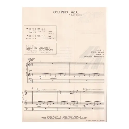 Repertório Musical para Piano Teclado e Órgão- Vol.1