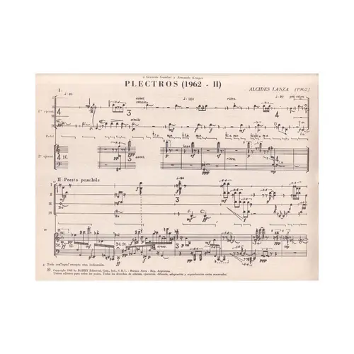 Plectros (1962-II)  (Edição Antiga)