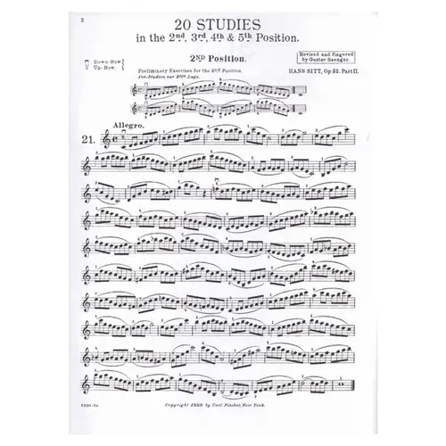 Studies For Violin - Op.32 part 2