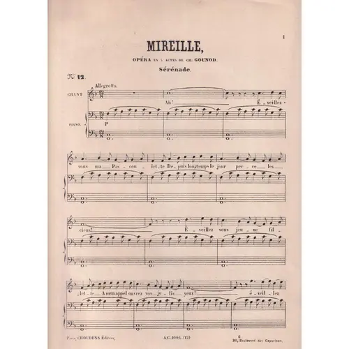Mireille - N.12: Serenade
