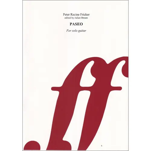 Paseo for solo guitar