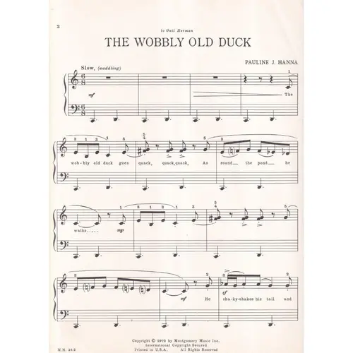 The Wobbly Old Duck