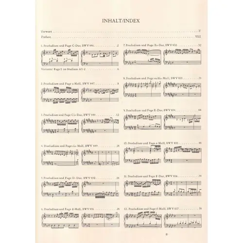 Das Wohltemperierte Klavier - Vol.1 - BWV 846-69