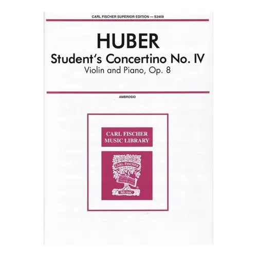 Student´S Concertino - Op.8 N.4