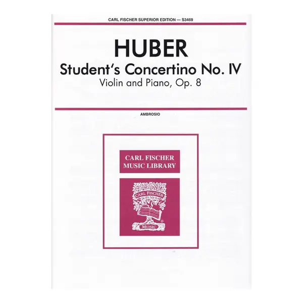 Student´S Concertino - Op.8 N.4