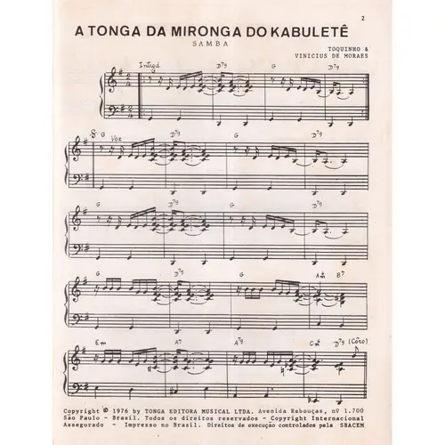 Música Popular Brasileira - Álbum N.2  (Piano)