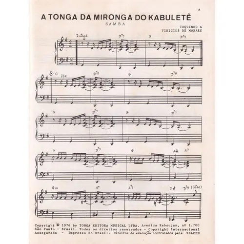 Música Popular Brasileira - Álbum N.2  (Piano)