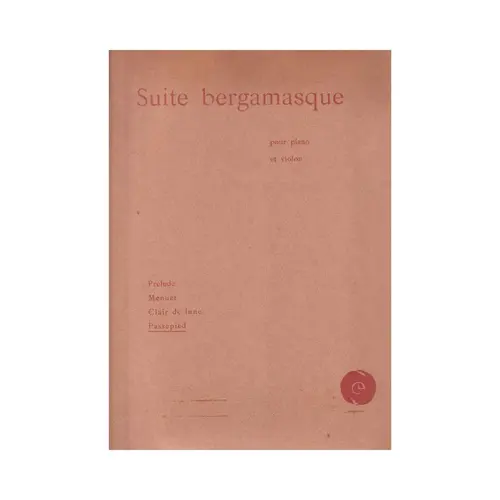 Passepied - Suite Bergamasque - Violino  (Edição Antiga)