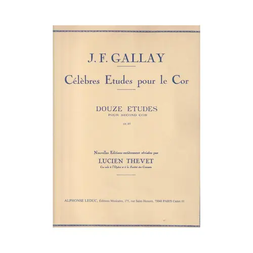 Douze Etudes Pour Second Cor-Op.57