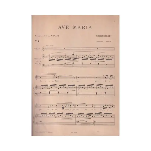 Ave Maria  - Sopr/Ten