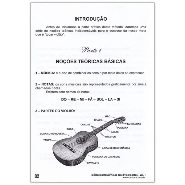 Método Cantosul Violão para Principiantes Vol.1