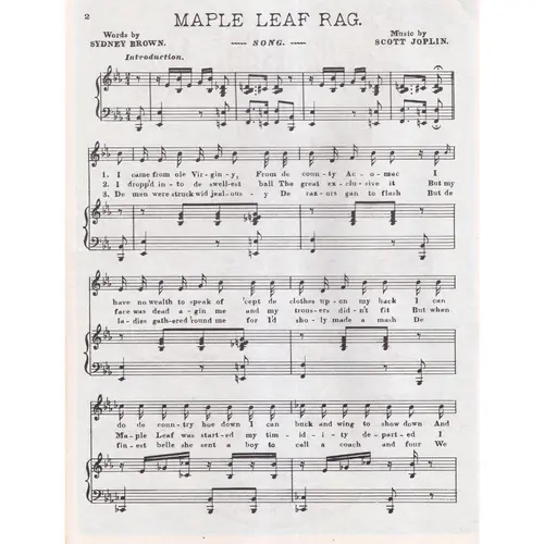 Piano Rags - Scott Joplin - Vol.2