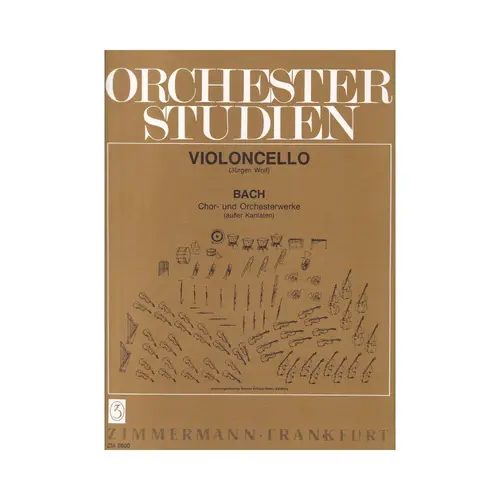 Orchester Studien - Violoncello - Bach (Chor Und Orchesterwerke)