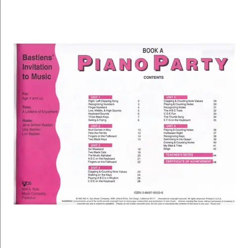 Piano Party - Book A