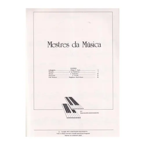 Compositores Famosos album 2 - 3o ano fundamental piano