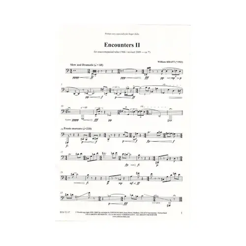 Encounters II - Tuba Solo