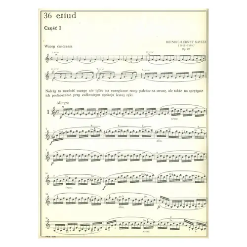 36 Etiud - Op.20