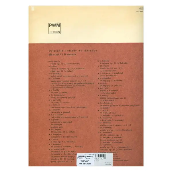 36 Etiud - Op.20
