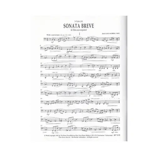 Sonata Breve For Tuba