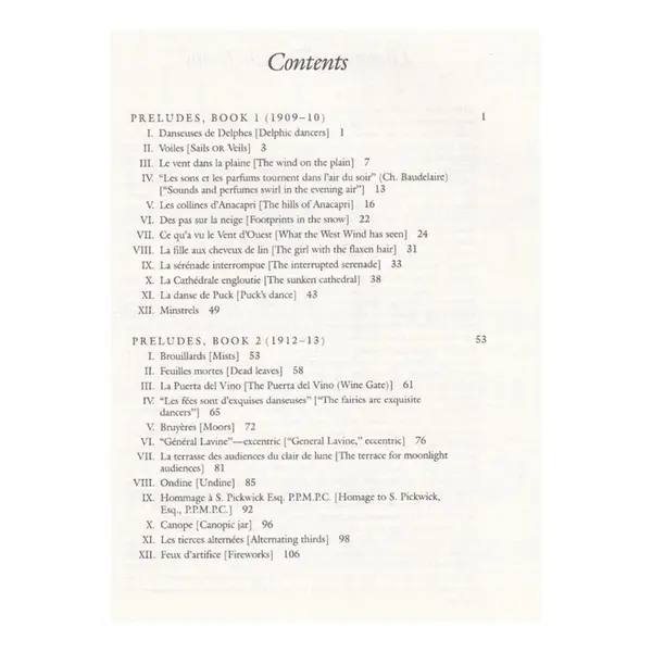 Complete Preludes - Books 1 And 2