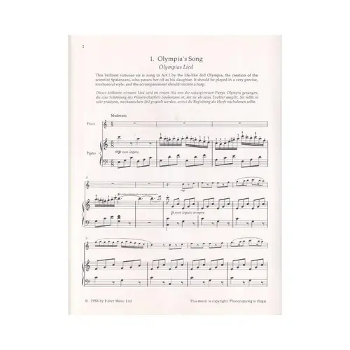 The Tales Of Hoffmann - Suite For Flute