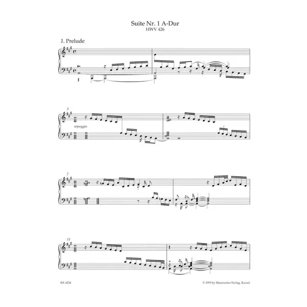 Keyboard Works -Vol.1-Hwv 426-33