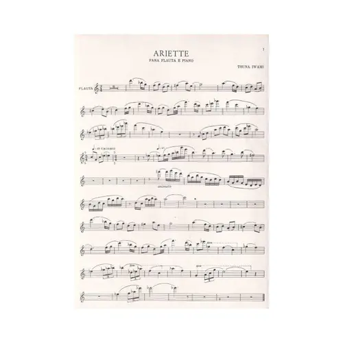 Ariette para Flauta E Piano