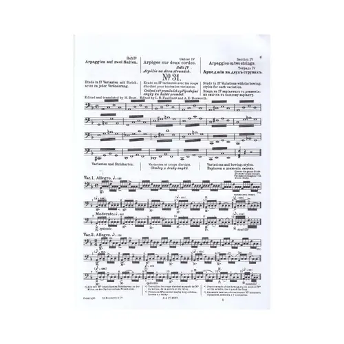 School Of Bowing Technique - Op.2 Vol.4 - Cello