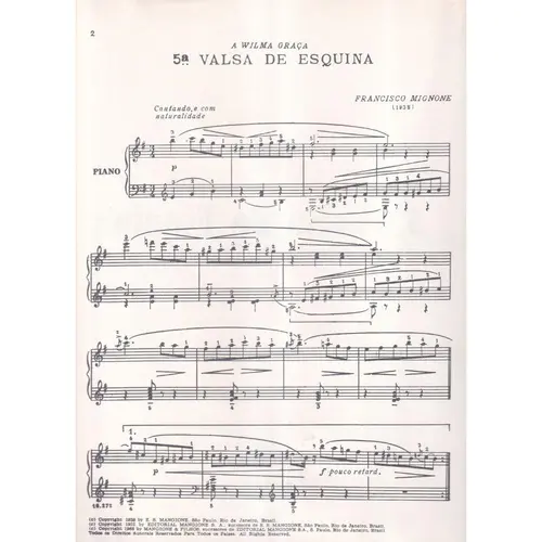 5a.Valsa De Esquina para piano