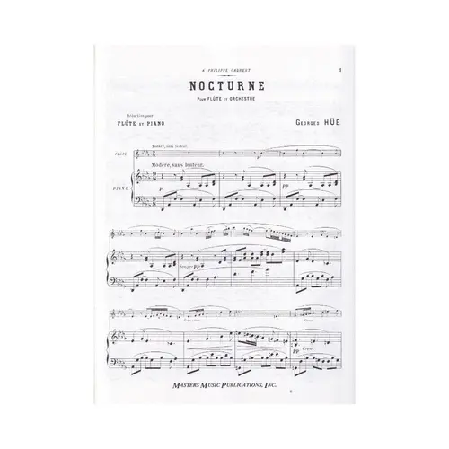 Nocturne And Gigue For Flute And Piano