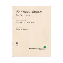 60 Musical Studies For Tuba Book 1